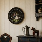 Fine Art 1970 Vintage Hardanger Antique Original Norwegian Folk Dress Wall Plate