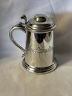 Budweiser Pewter Tankard Lidded Stein Abs05 Anheuser-busch Sheffield England