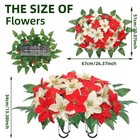 Christmas Cemetery Flowers Saddle For Graves cemetery Memorial Flowers For Ou   