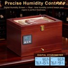 Cigar Humidor Cabinet With Electric Humidifier Precision Humidity Control Dig   