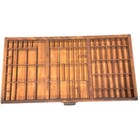 Vintage 32    Hamilton Printers Drawer Letterpress Tray Shadow Box   Metal Handle
