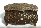 Vintage Brass Lined Trinket Box 2 25  X 1 75  X 1 --lenwile Ardalt Japan