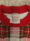 Hanna Andersson Organic Cotton Red Plaid Pajama Kids Top Only Size 130  Us 8