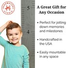 Headwaters Studio Wooden Growth Chart     Kids Height Chart  Wall Measurement For