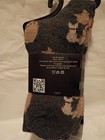 Tipitoe Women s 2-pair Boot Socks Cat   Paw Print  Fits 6-10  Multicolor