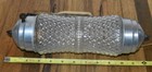 Vintage Art Deco Mcm Headboard Bed Clear Glass Sconce Boudoir Bullet Light Lamp