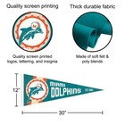 Miami Dolphins Throwback Vintage Retro Pennant Flag