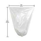 55 Gallon Clear Trash Can Liners - 36  X 60  - High Density Garbage Bags - Ca   