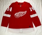 Detroit Red Wings Nyquist 14 Adidas Lockeraccess Climalite Authentic Home Jersey