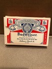 Budweiser  Anheuser Busch Inc St louis Vintage Plastic Coated Playing Cards