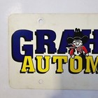 Graham Automall Dealership License Plate     free        plastic Booster Mansfield  Oh