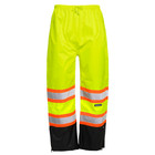 Hi Vis Two Tone Rain Pants Work Waterproof Reflective Visibility Safety Ansi