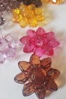 Craftbuddyus 30x1 25in Acrylic Mixed Crystal Flower Wedding Table Confetti  Deco