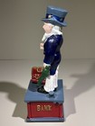 Vintage Uncle Sam Cast Iron Mechanical Bank Reproduction - Working