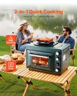 Vevor Outdoor Oven 2-in-1 Portable Gas Camping Stove Oven Combo Adjustable Fire