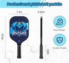 Pickleball Paddles Usapa Standard  Graphite Carbon Fiber Surface  Set Of 2