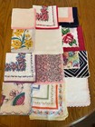 Vintage Ladies Floral Handkerchiefs Lot Of 12  Crochet  Anne  3 New Euc