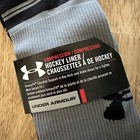 Under Armour Hockey Socks Compression Liner Mens Size M 4-8 5 Grey 1 Pair