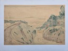 Shotei Hokuju Japanese Woodblock Print View Of Ochanomizu