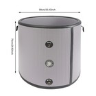 Large Cold Plunge Tub With Lid  Portable Ice Bath Tub 100 Gal Inflatable Tub