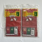 Vintage 7 Packs Holiday Luminarie Bags Fire Retardant Paper Made In U s a 