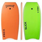 Legendary Pro X Bodyboard For Beach With Hard Slick Bottom  Boogie Boards For -