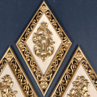 Set 4 Vintage Dart Industries Wall Hangings Art Hollywood Regency Resin Ind 4271