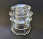 Vintage Hemingray 56 Clear Glass Insulator Made In Usa 5-47 - Really Nice