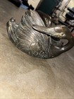 Vintage Chinese Swan Bronze Brass Planter Art Deco Sculpture Statue Figurine 10 