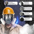 Full Face Gas Mask  Gas Masks Survival Nuclear And Chemical With 40mm Activated 