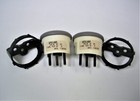Faria Gp9148a  qty 2  2  White 100-250  f Temperature Gauge   Bracket   Bulb