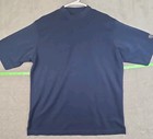 Nike Golf Toger Woods Pullover Shirt Men s  Large Navy Blue Short Sleeves