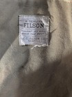 Filson Vintage Blaze Orange   Tin Cloth  Strap Hunting Vest