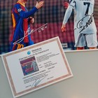 Cristiano Ronaldo   Lionel Messi Signed 8 X 10  Glossy Photo With Coa