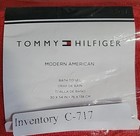 Tommy Hilfiger Red Modern American Solid Bath Towel Bedding 30   54  Freeshipping