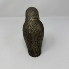 Corbell   Co Silver Plate Owl Salt Or Sugar Shaker W  Large Inset Glass Eyes