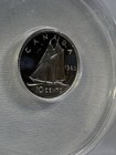 1963 Canada 10 Cents Proof Like Silver Coin Graded Ms 68 Cameo By Anacs