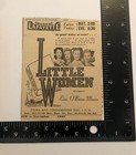 Vintage Movie Theater Showings 1943 Little Women Shubert Newspaper Ad 0c25