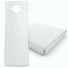Disposable Adult Bibs For Elderly Women Men Overhead White