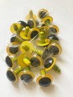 20pcs 20mm Yellow Safety Plastic Craft Safety Eyes Teddy Bear Stuffed Doll Diy