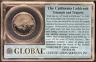 Gold Ss Central America Shipwreck 1857 Sea Salvaged Nugget W  Silver Medallion