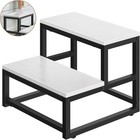 2 Step Stools For Adults Kids Heavy Duty Wide Pedal Bedside Foot Stool High Bed