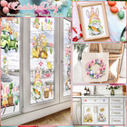 Easter Iron-on Transfer Stickers For Wood Crafts - 9 Piece Set