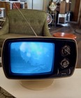Space Age Philco Ford Trendsetter Tv B370fwh Polo White Working See Video Demo
