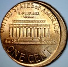 2000 Error Off Center Lincoln Cent Nice Bu   O c Coin  Lot  w2   Nr