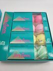 Vitnage Lady Aaron Golf Ball Set Of 12 Nib Pink Yellow Green 432 Dimples