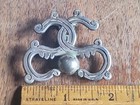 1930s Vintage William Spratling  Taxco 980 Silver Pre-columbian Design Fur Clip
