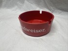 Vintage - Red - Budweiser Beer - Round Ashtray - New