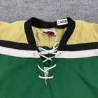 Vintage 90s Wild Tennessee  19 Football Hockey Jersey Medium 23x25 Green Beige
