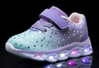 Toddler Girls Led Shoes Kids Light Up Sneakers 8 Toddler Aqua